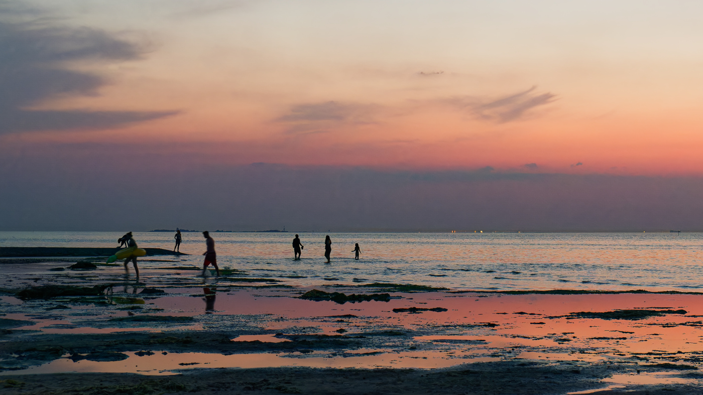 Abends am Wasser