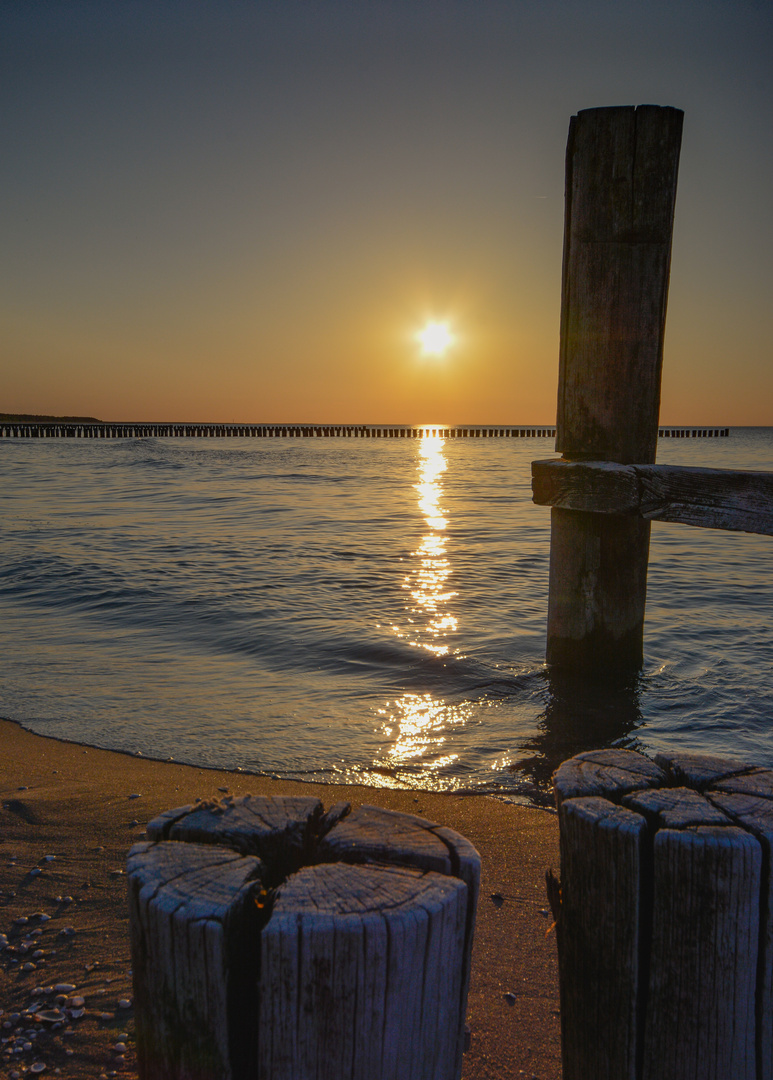 Abends am Zingster Strand