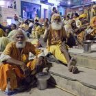 Abends an den Ghats von Varanasi IV