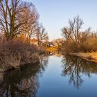 Abends, an der Aach