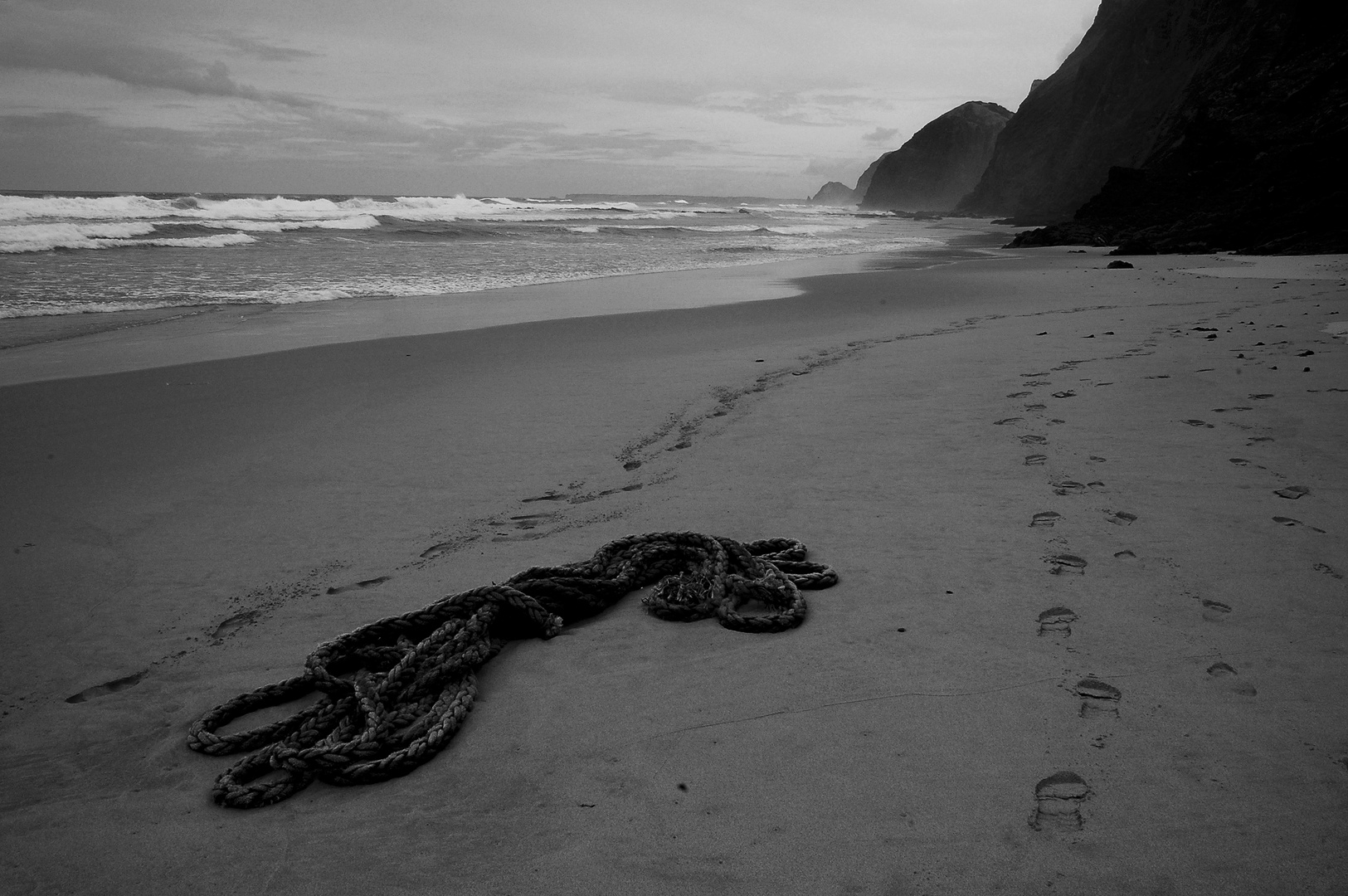 Abends an der Atlantikküste im Südwesten Portugals II