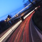 abends an der Autobahn