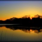 abends an der Baggerkuhle