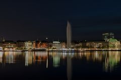 Abends an der Binnenalster 2