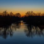 Abends an der Bode in Staßfurt