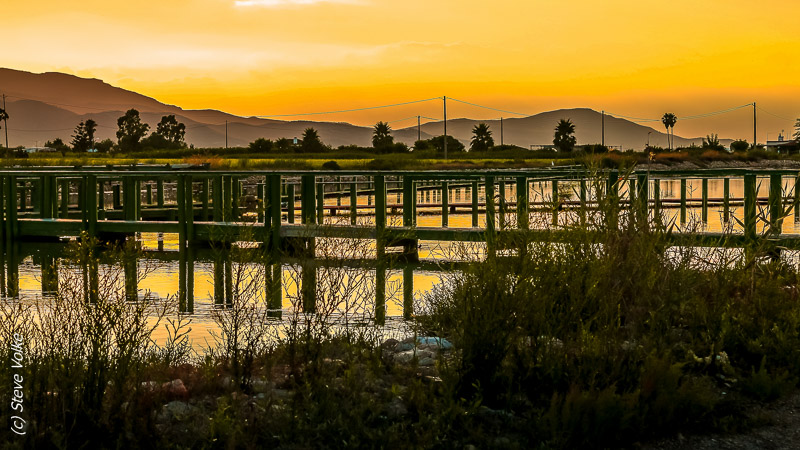 Abends an der Costa Dorado zwei Stunden unter Barcelona