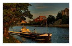 Abends an der Donau...