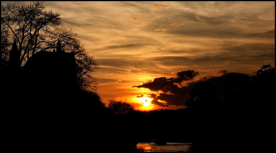 Abends an der Donau...