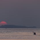 abends an der Elbe