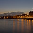 Abends an der Elbe