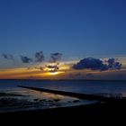 abends an der Elbe