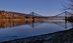 Abends an der Elbe