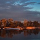 Abends an der Elbe...