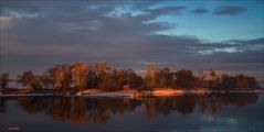 Abends an der Elbe...