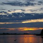 Abends an der Elbe