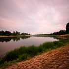 Abends an der Elbe