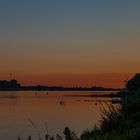 Abends an der Elbe