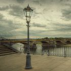 Abends an der Elbe