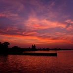 Abends an der Elbe.