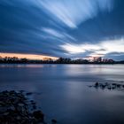 Abends an der Elbe