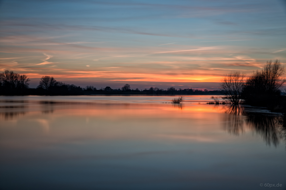 Abends an der Elbe VII