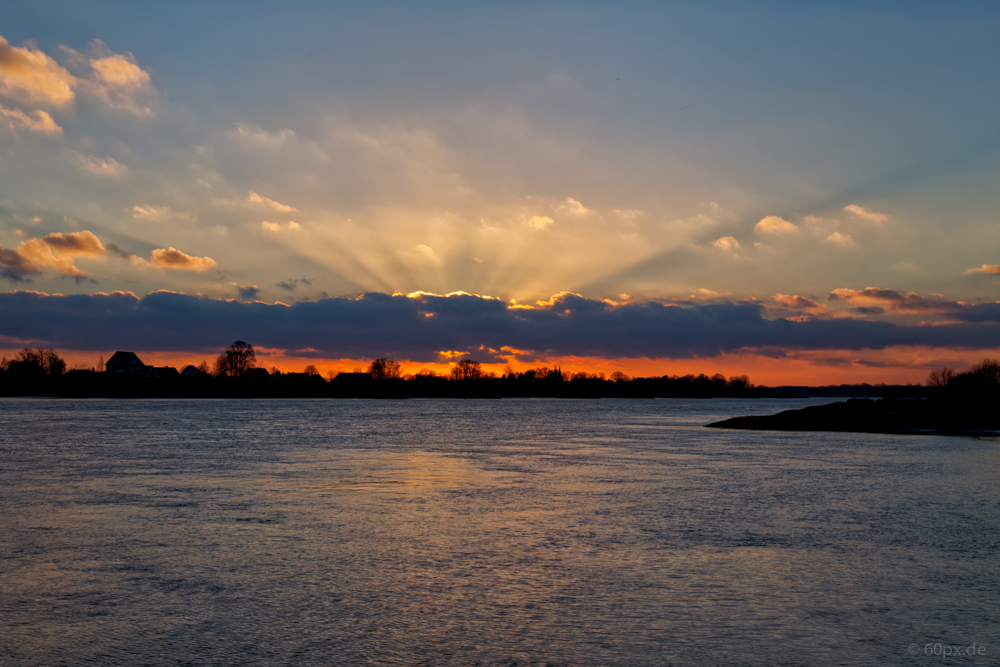 Abends an der Elbe VIII