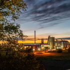 Abends an der Fabrik 