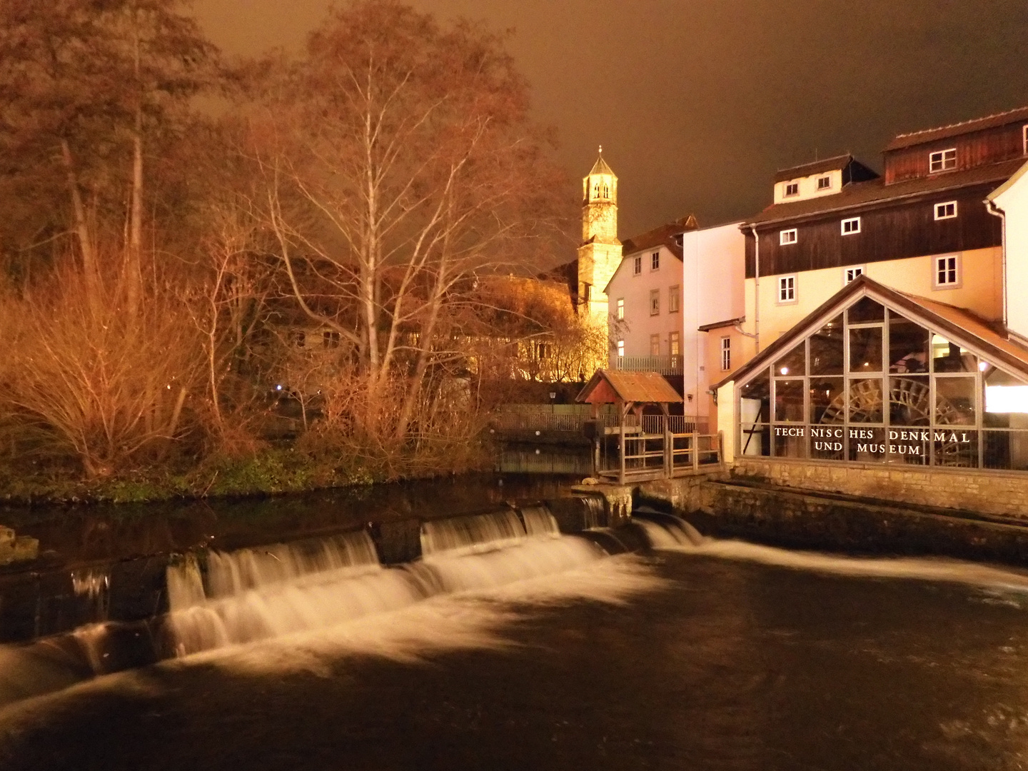 Abends an der Gera