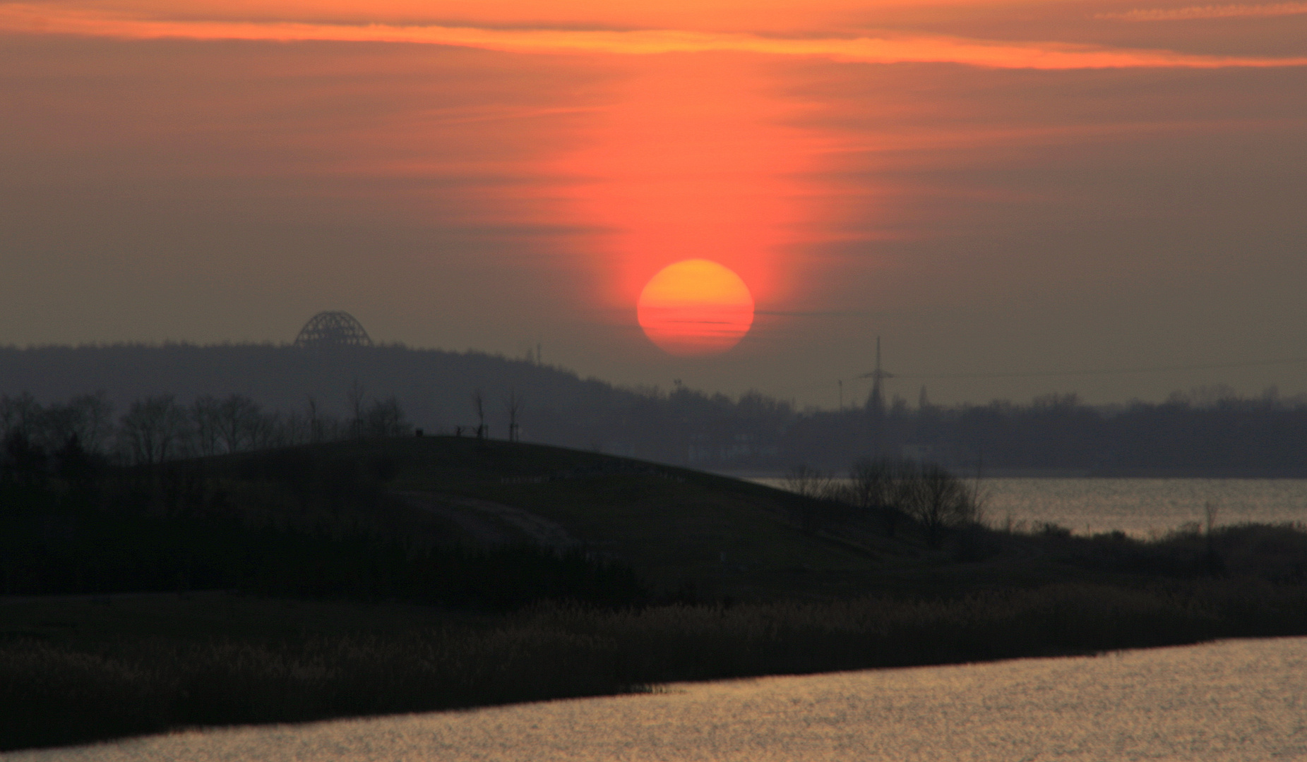 abends an der Goitzsche