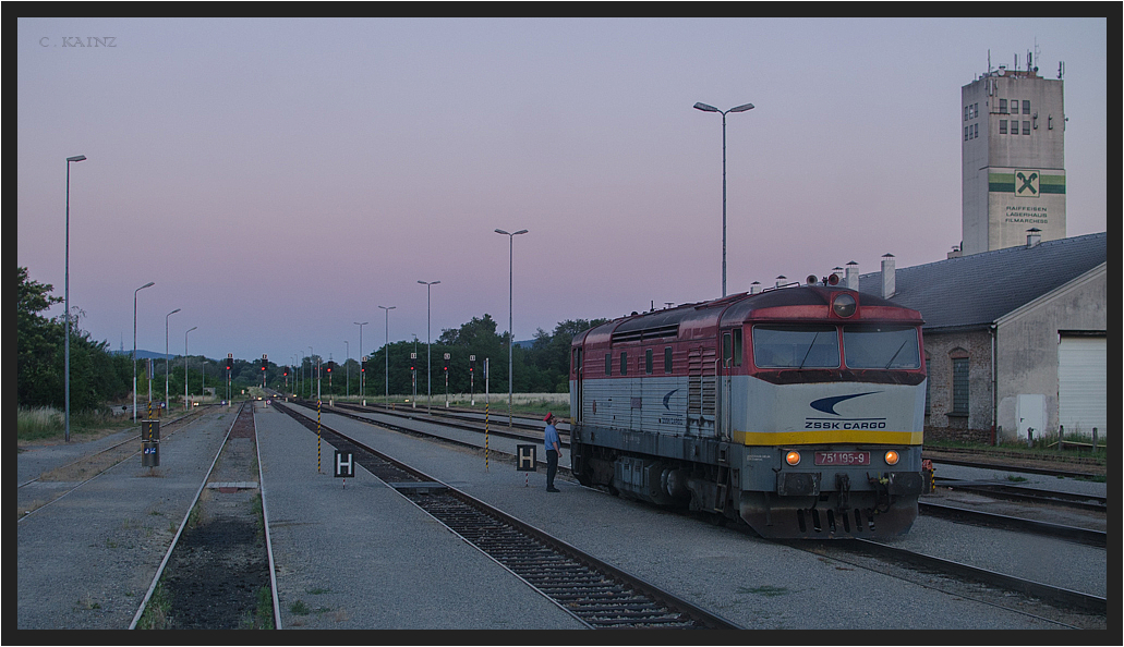 Abends an der Grenze