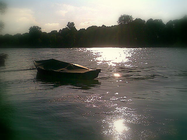 Abend´s an der Isar