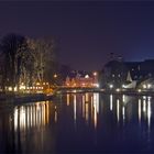 Abends an der Isar