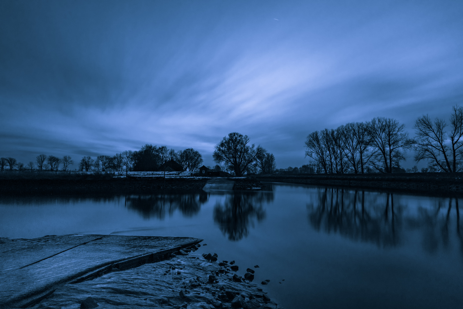 Abends an der Jümme