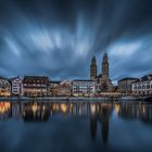 Abends an der Limmat