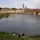 Abends an der Loire