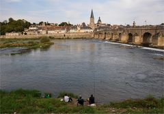 Abends an der Loire