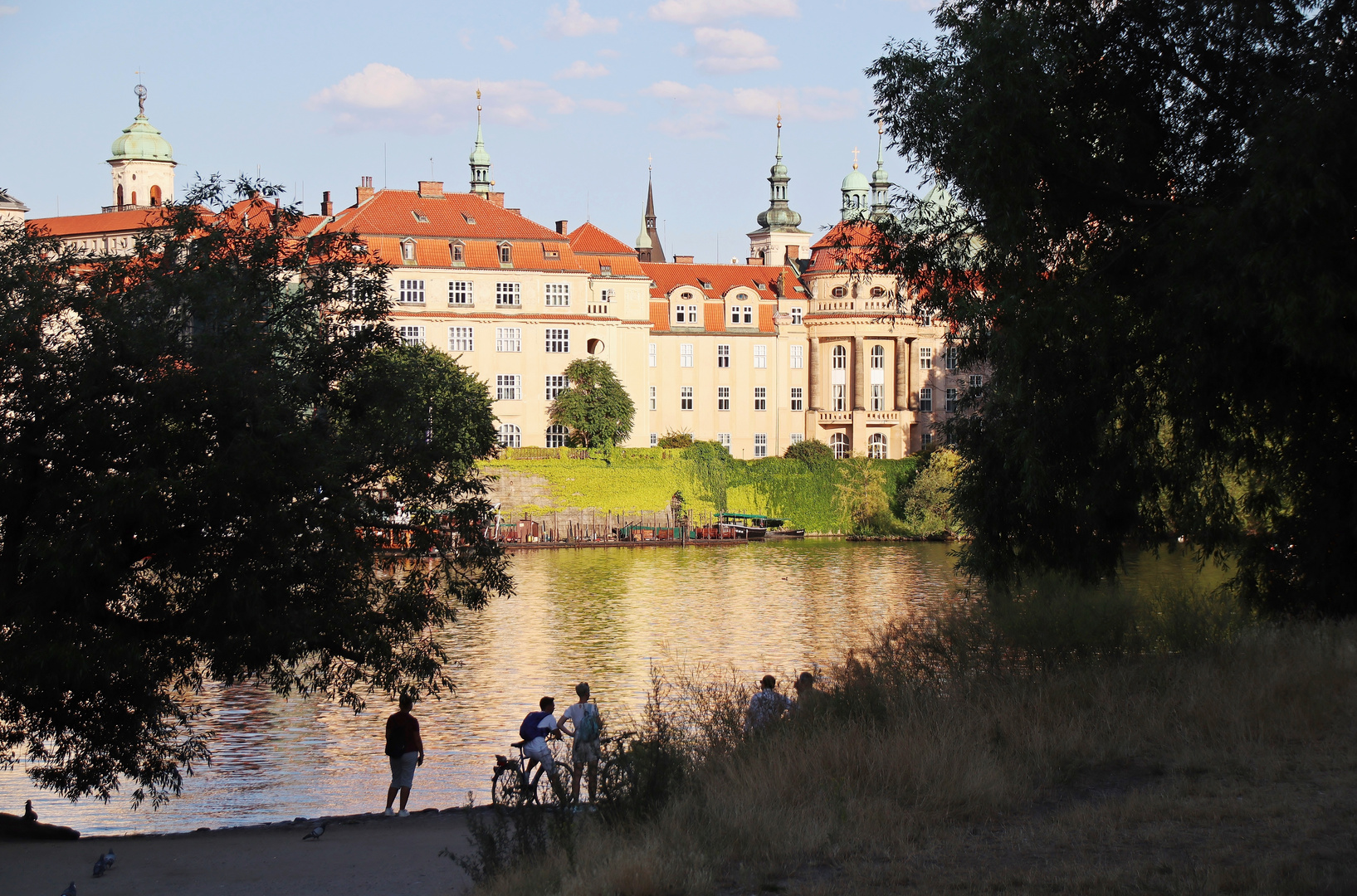 abends an der Moldau