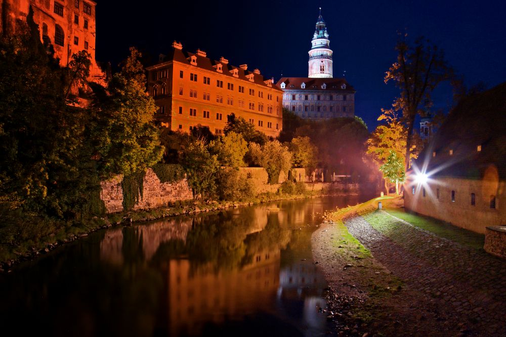 Abends an der Moldau