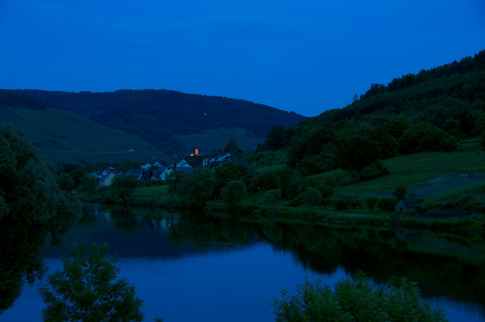 Abends an der Mosel