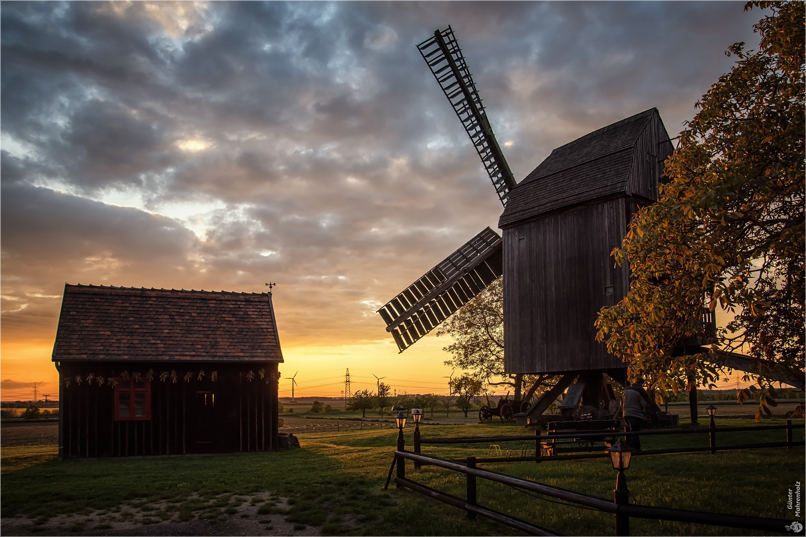 Abends an der Mühle