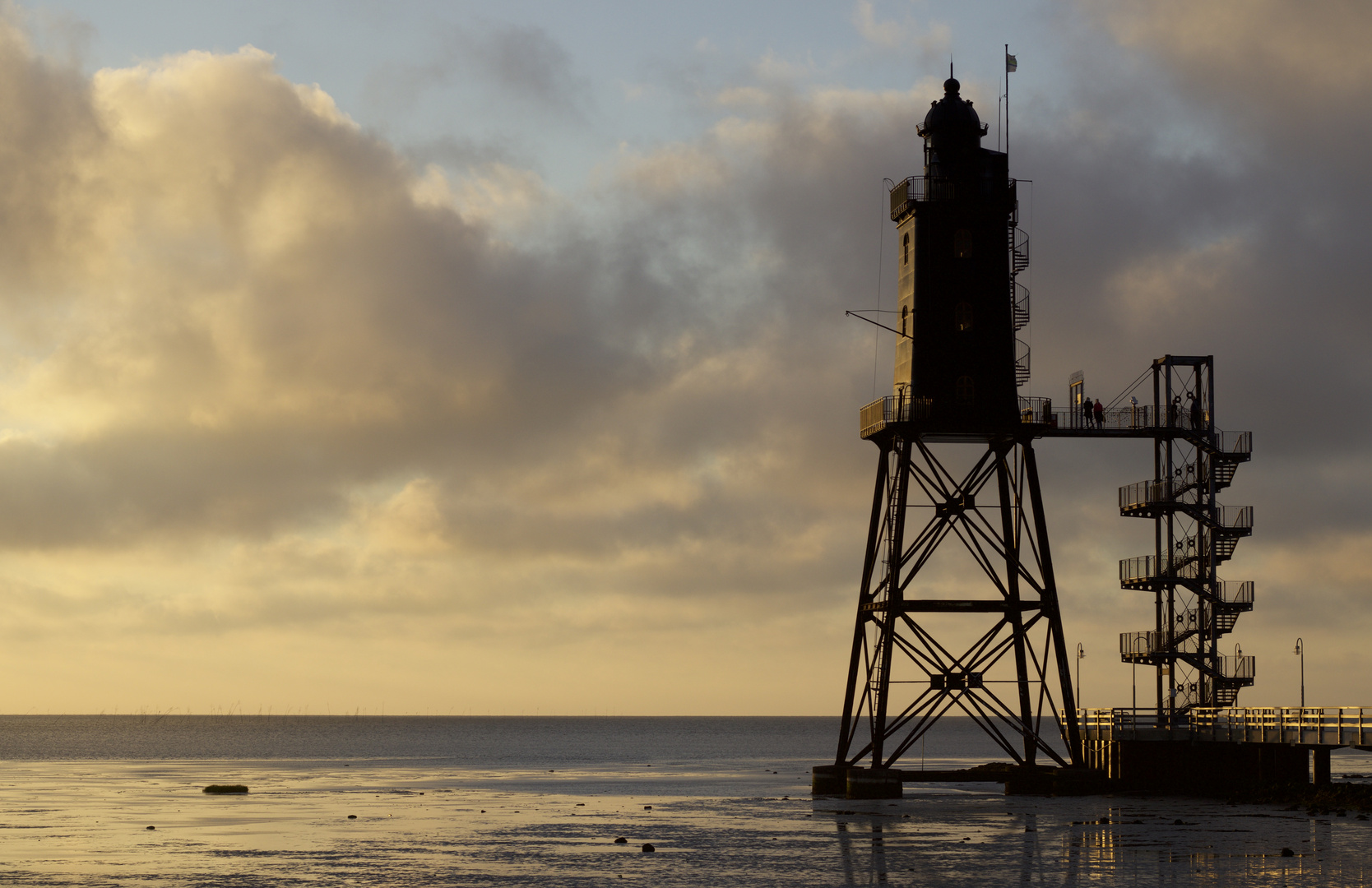 Abends an der Nordsee