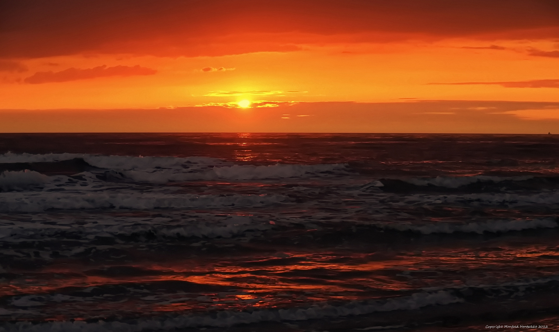 Abends an der Nordsee 