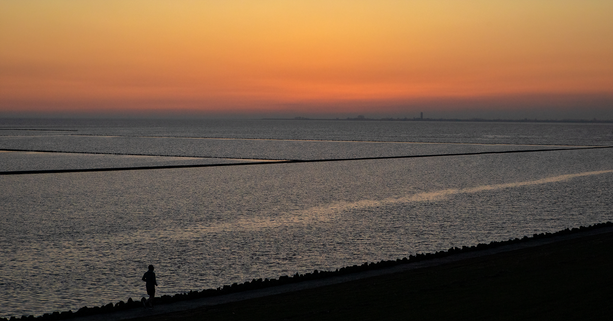 Abends an der Nordsee