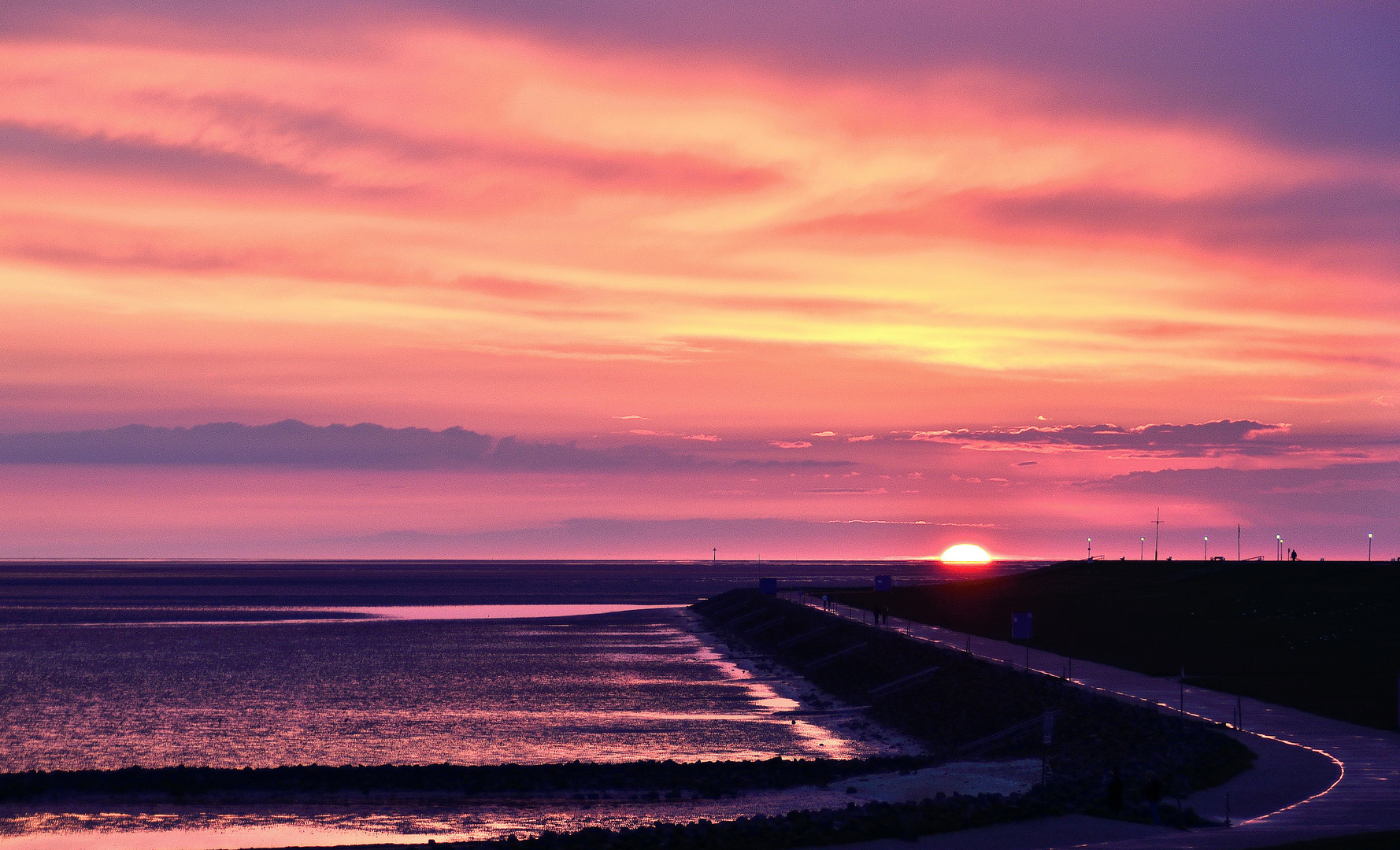 Abends an der Nordsee