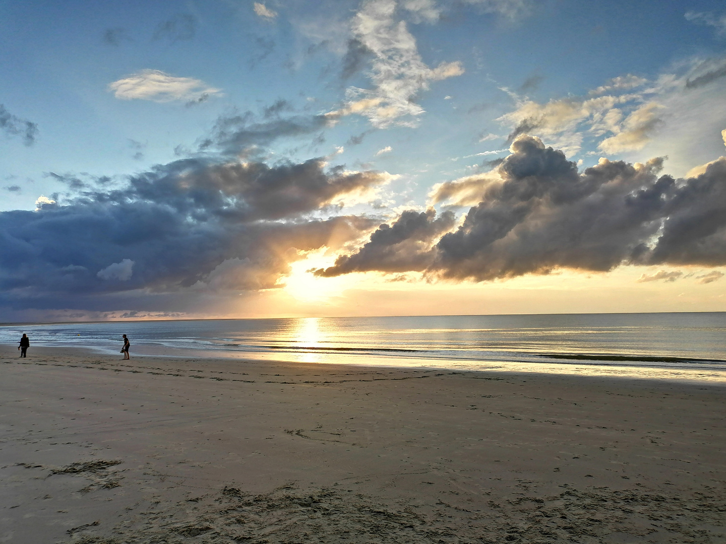 Abends an der Nordsee