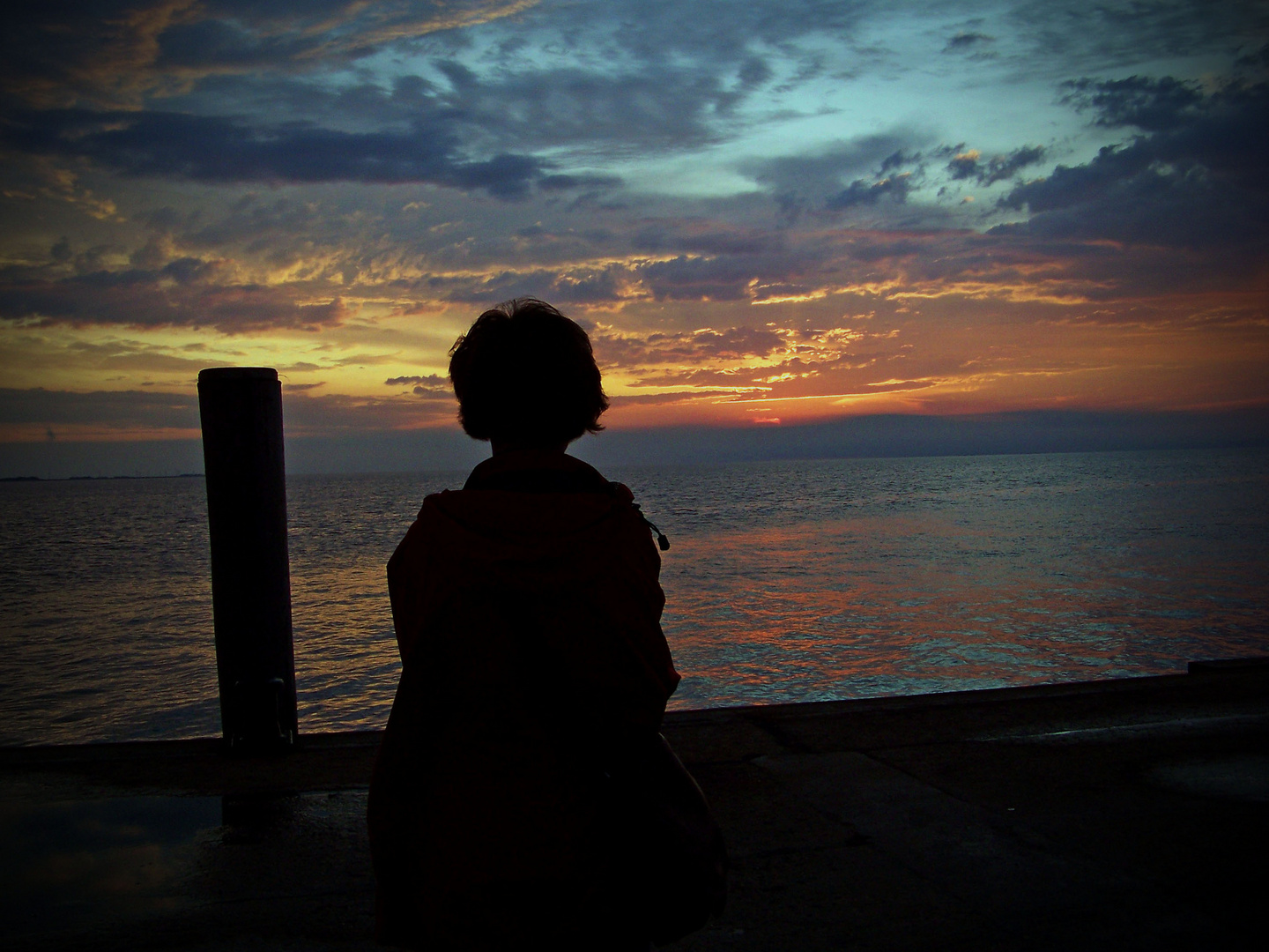 ..abends an der Nordsee...