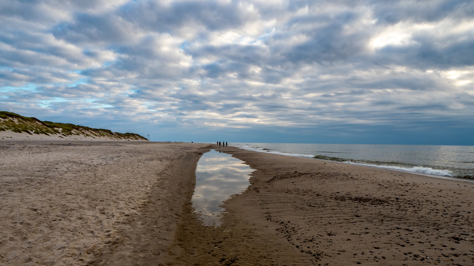 abends an der Nordsee