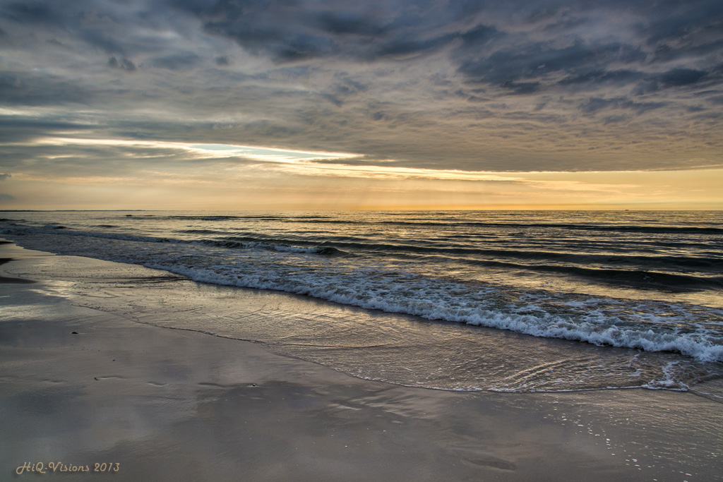 Abends an der Nordsee