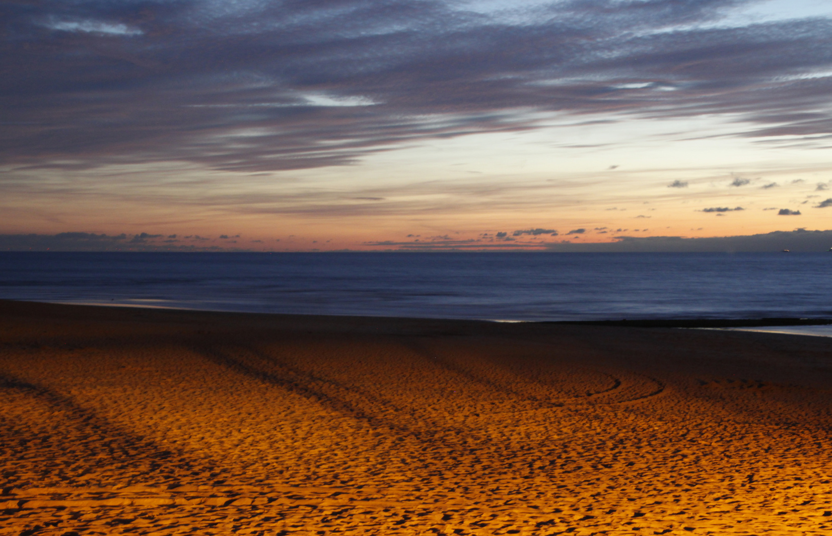 Abends an der Nordsee