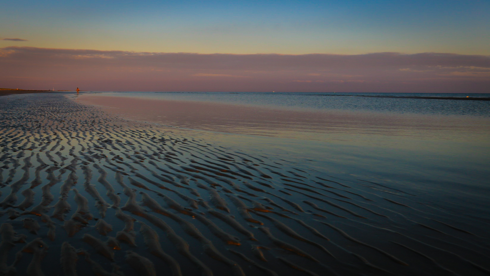 abends an der Nordsee